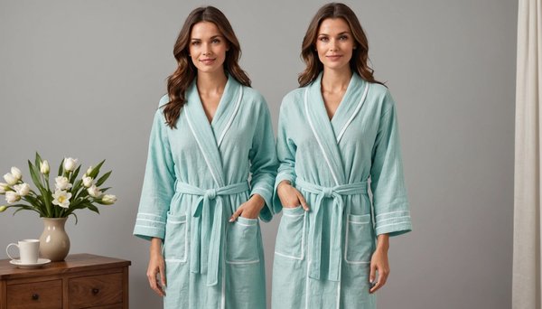 Découvrez les peignoirs en gaze de coton pour femmes élégants